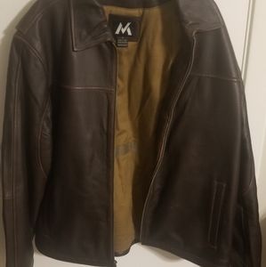 Mens medium leather jacket